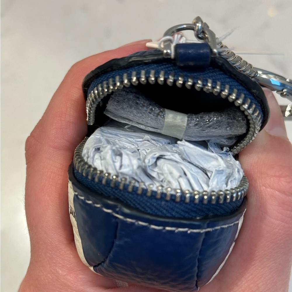 Kate Spade Blue and White Whale Keychain - Picture 5 of 6